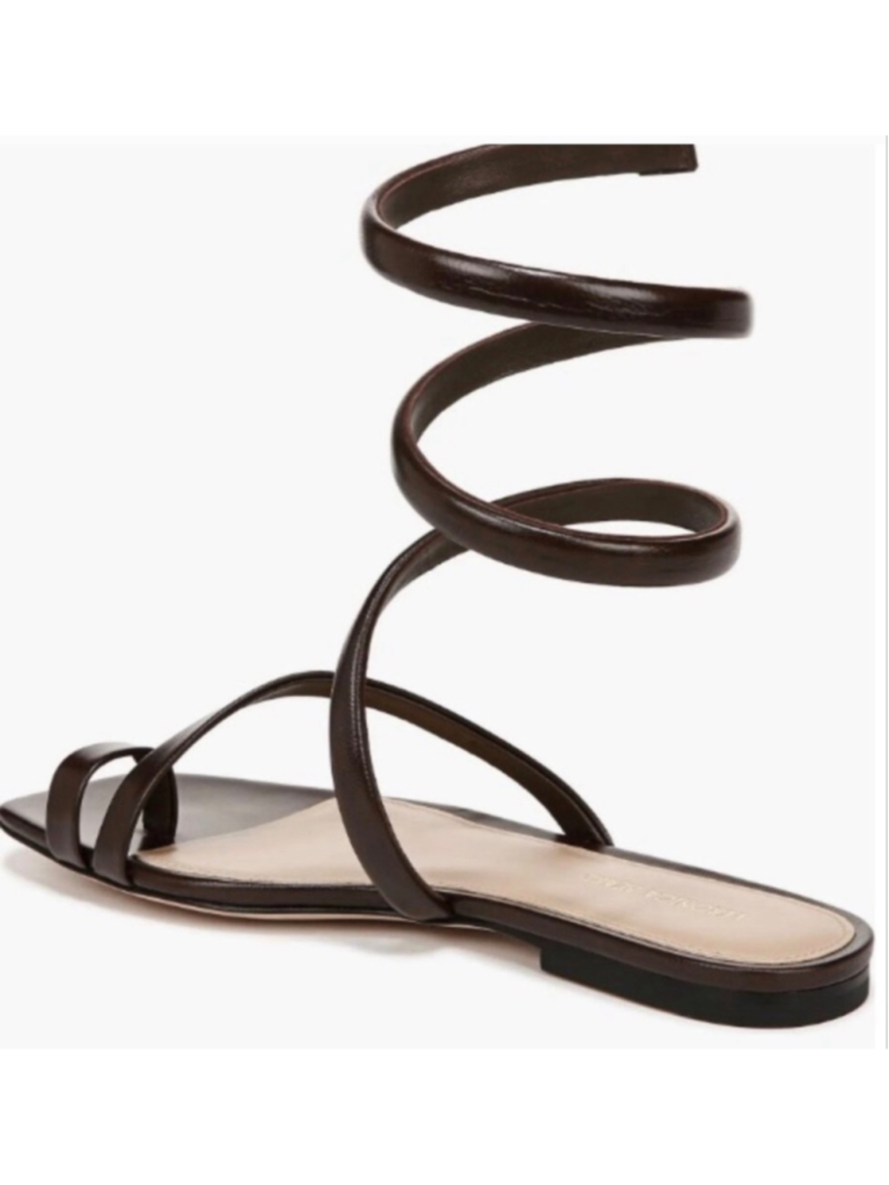 New Veronica Beard Allura Brown Leather Gladiator Sandals 7 - Picture 2 of 7